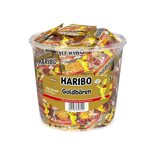 HARIBO 하리보 골드베어 미니백 100개 980g 혼합과일맛